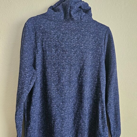 Pajamagram Tunic Thick Long Sherpa Lined Comfy Oversized Blue Sweatshirt M NWT - Picture 4 of 4